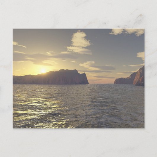 世界の端に ポストカード (正面)