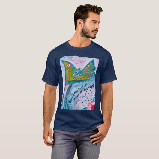 世界の端の鳥 Tシャツ (正面フル)