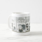 "世界の端"のマグ コーヒーマグカップ (正面左)