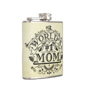 世界の第1お母さんのヴィンテージの華麗さ フラスク (右)