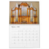 世界の管器官のカレンダーの器官 カレンダー (2月 2021)