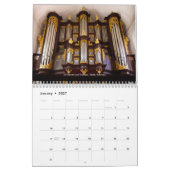 世界の管器官のカレンダーの器官 カレンダー (1月 2027)