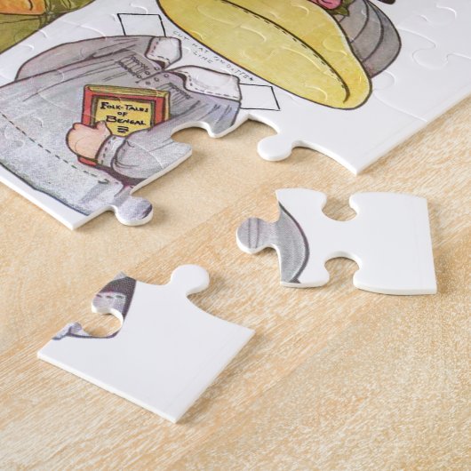 世界の紙の人形のまわりのトロッコのDingleの旅行 ジグソーパズル (側面)