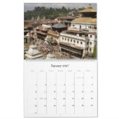 世界の素晴らしい場所 カレンダー (1月 2027)