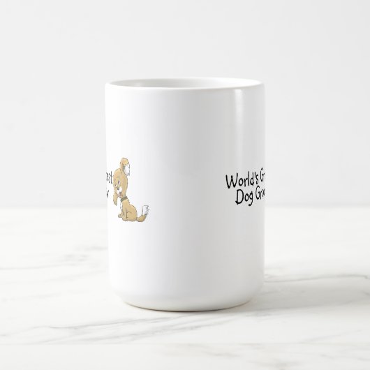 世界の素晴らしい犬のトリマー コーヒーマグカップ (中央)