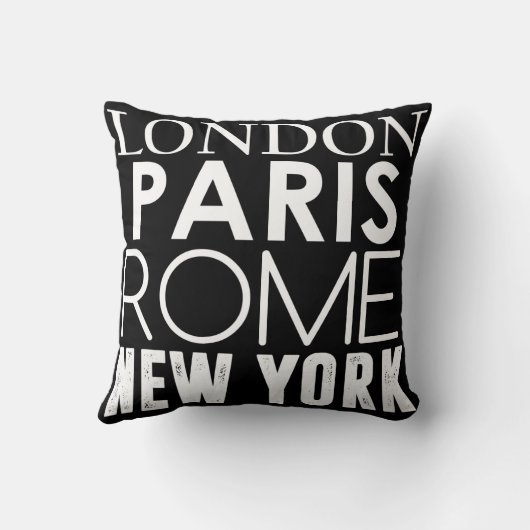 世界の素晴らしい都市 クッション (裏面)