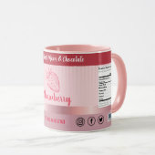 世界の素晴らしママ&ストロベリーチョコレートコーヒー マグカップ (正面右)