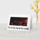 世界の終わり(エージェンシー・グリーティング) カード (黄色い花)