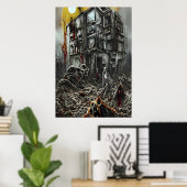 世界の終わり | AIアートポスター ポスター (ホームオフィス)