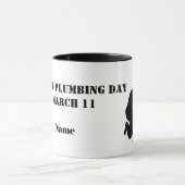 世界の給排水衛生設備配管の日のマグカップ マグカップ (中央)