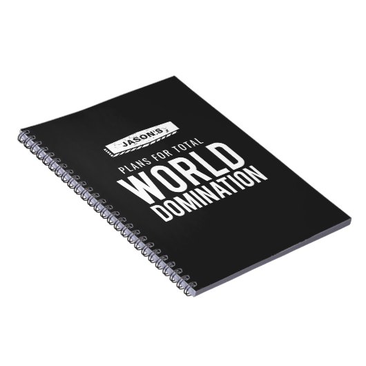 世界の統治のチェックリスト|のおもしろいな名前をカスタムする ノートブック (右側)