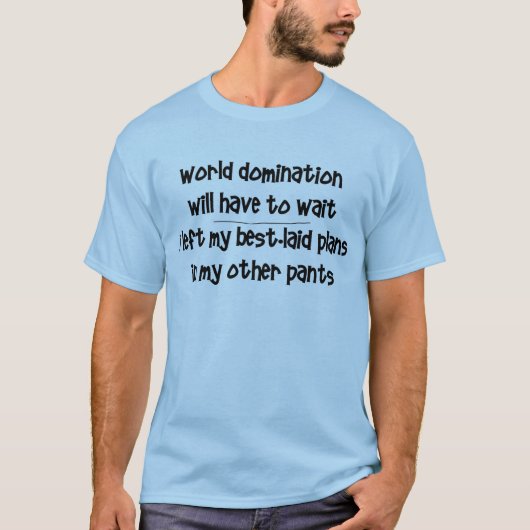 世界の統治 Tシャツ (正面)