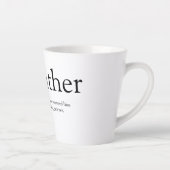 世界の継父最高の、継父の定義 カフェラテマグ (右)