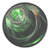 世界の緑の抽象芸術 アイスホッケーパック (正面)