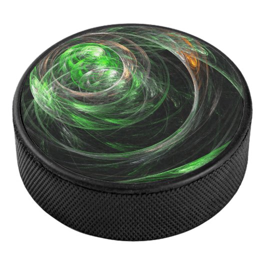 世界の緑の抽象芸術 アイスホッケーパック (3/4)