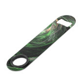 世界の緑の抽象芸術 スピード栓抜き (正面アングル)