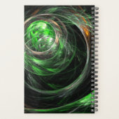 世界の緑の抽象芸術 プランナー手帳 (裏面)