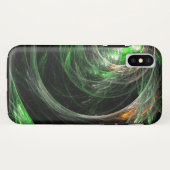 世界の緑の抽象芸術 Case-Mate iPhoneケース (裏面(横))