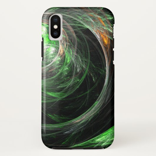 世界の緑の抽象芸術 Case-Mate iPhoneケース (裏面)