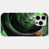 世界の緑の抽象芸術 Case-Mate iPhoneケース (裏面 (横))