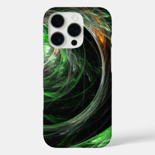 世界の緑の抽象芸術 iPhone 16 PROケース