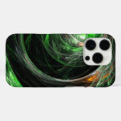 世界の緑の抽象芸術 Case-Mate iPhoneケース (裏面 (横))