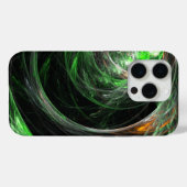 世界の緑の抽象芸術 Case-Mate iPhoneケース (裏面 (横))