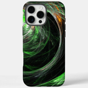 世界の緑の抽象芸術 iPhone 16 PRO MAXケース