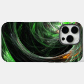 世界の緑の抽象芸術 Case-Mate iPhoneケース (裏面 (横))
