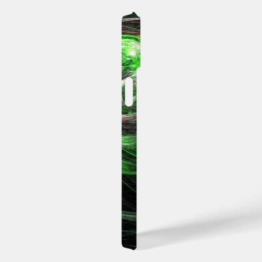 世界の緑の抽象芸術 Case-Mate iPhoneケース (裏面 / 右)