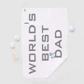 世界の義理最高の父 ゴルフタオル (インサイチュ)