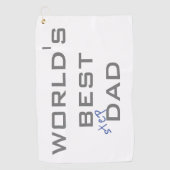 世界の義理最高の父 ゴルフタオル (正面)