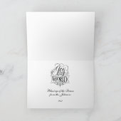 世界の聖降誕祭への喜び シーズンカード (内部)