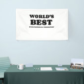 世界の職業最高の的セラピスト 横断幕 (トレードショー)