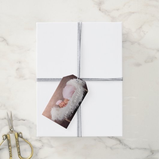 世界の脚本の喜び |写真 ギフトタグ (より糸付き)