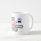 世界の臨床最高のナース専門家 コーヒーマグカップ (正面右)