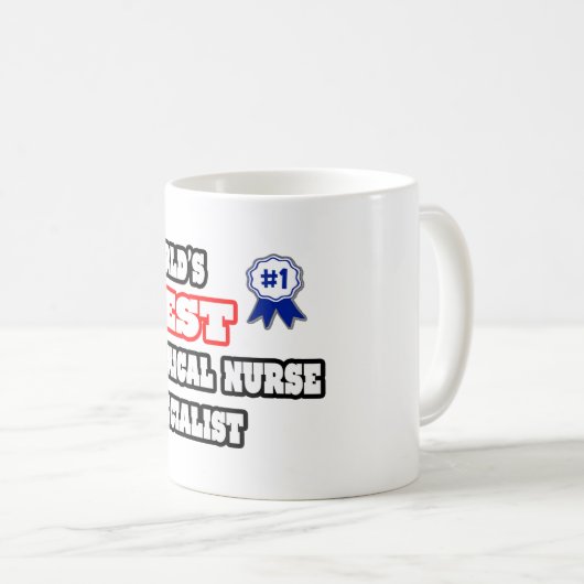 世界の臨床最高のナース専門家 コーヒーマグカップ (正面右)