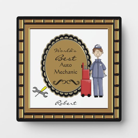 世界の自動最高の整備士プラーク フォトプラーク (正面)