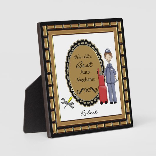 世界の自動最高の整備士プラーク フォトプラーク (正面)