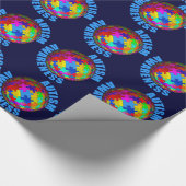 世界の自閉症の認識度 ラッピングペーパー (角)