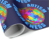 世界の自閉症の認識度 ラッピングペーパー (ロールコーナー)