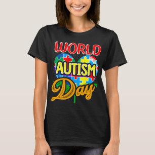 世界の自閉症啓発デイタンクトップフード付きスウェットシャツ Tシャツ