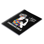 世界の自閉症意識の日を議論のプラットフォームで ノートブック (左側)