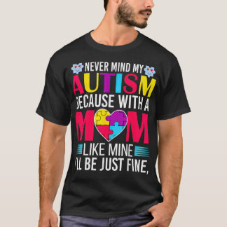 世界の自閉症意識の日ママの贈り物 Tシャツ