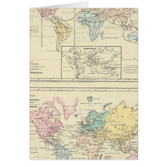 世界の色の地図 (正面)