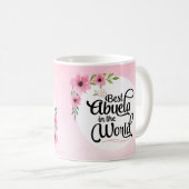 世界の花のマグの最も最高のなAbuela コーヒーマグカップ (正面右)