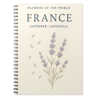 世界の花 — フランス ラベンダー ノートブック