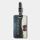 世界の荷物のラベルVIIの上のハイキング ラゲッジタグ (正面縦)