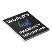 世界の薬局最高の技術士 ノートパッド (アングル)