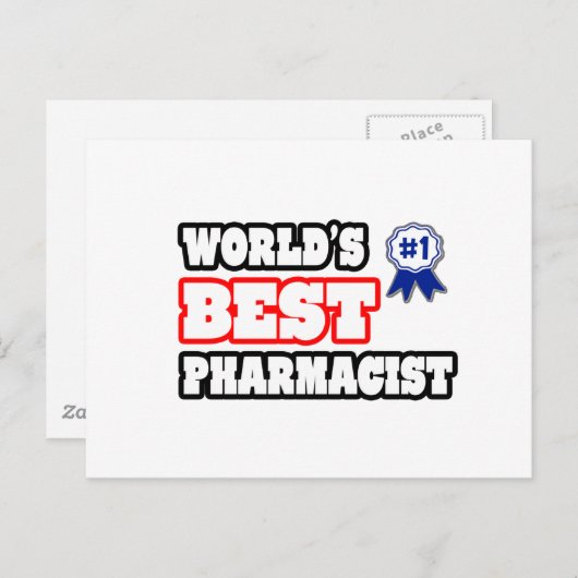 世界の薬局最高の者 ポストカード (正面/裏面)